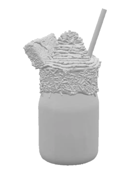 3D model for Birthday Delight, #food#