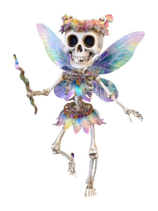 3D model for Skeleton Fairy, #Halloween2025#
