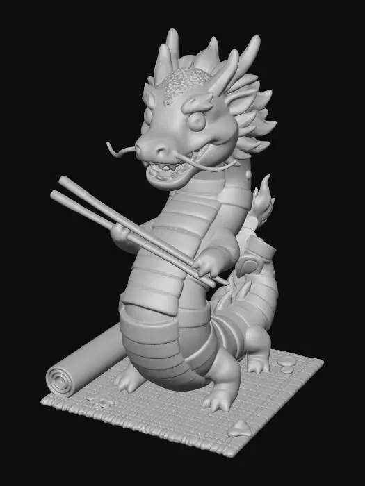 3D model for Sushi Dragon