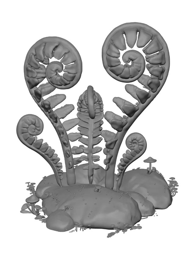 3D model for Emerald Spiral Forest
