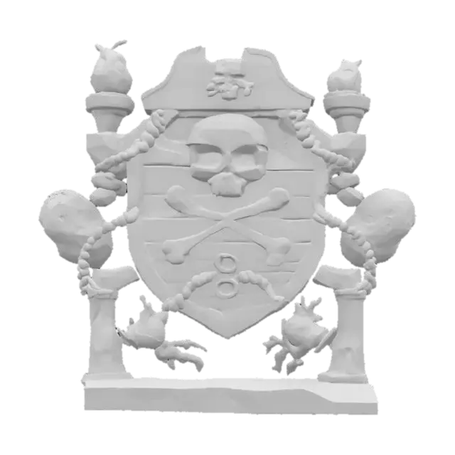 3D model for Ghostly Emblem, #emblem#