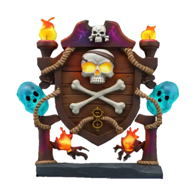 3D model for Ghostly Emblem, #emblem#