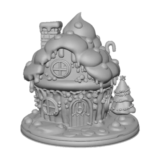 3D model for Candy Cottage, #Christmas2025#