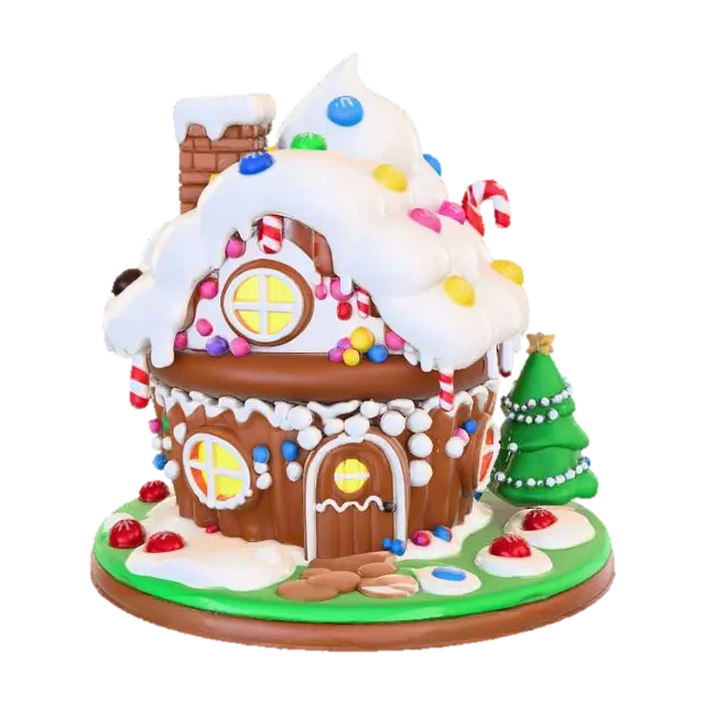 3D model for Candy Cottage, #Christmas2025#