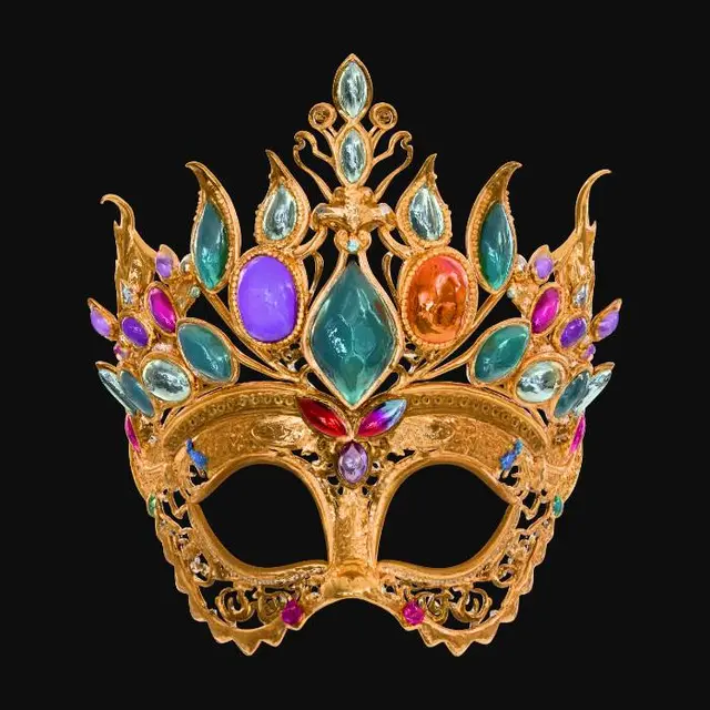 3D model for Gilded Jewel Mask