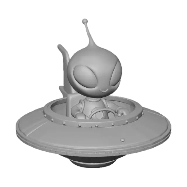 3D model for Cosmo the UFO Alien