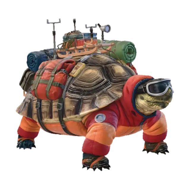 3D model for Icebound Backpacking Turtle