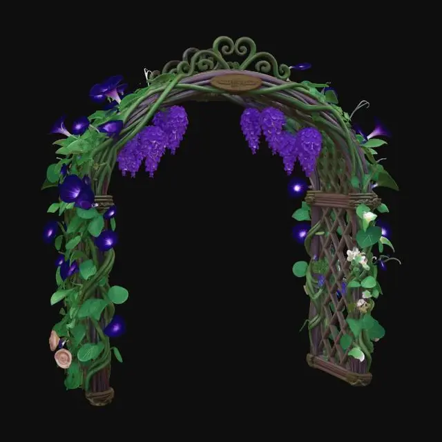 3D model for Wisteria and Morning Glory Arch