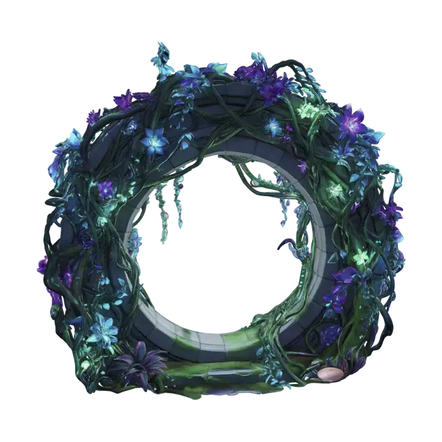 3D model for Bioluminescent Ivy Arch