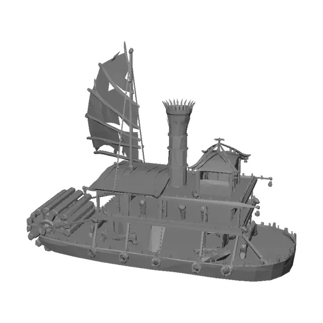 3D model for Dragon Sail at Midnight