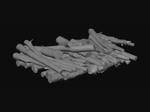 3D model for Autumn Log Stack