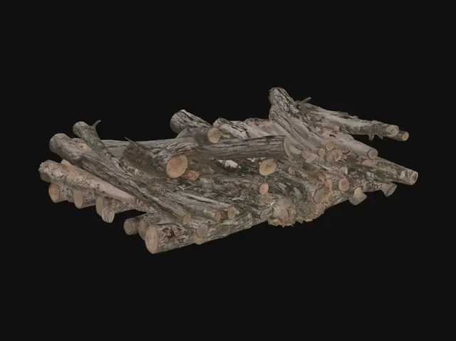 3D model for Autumn Log Stack