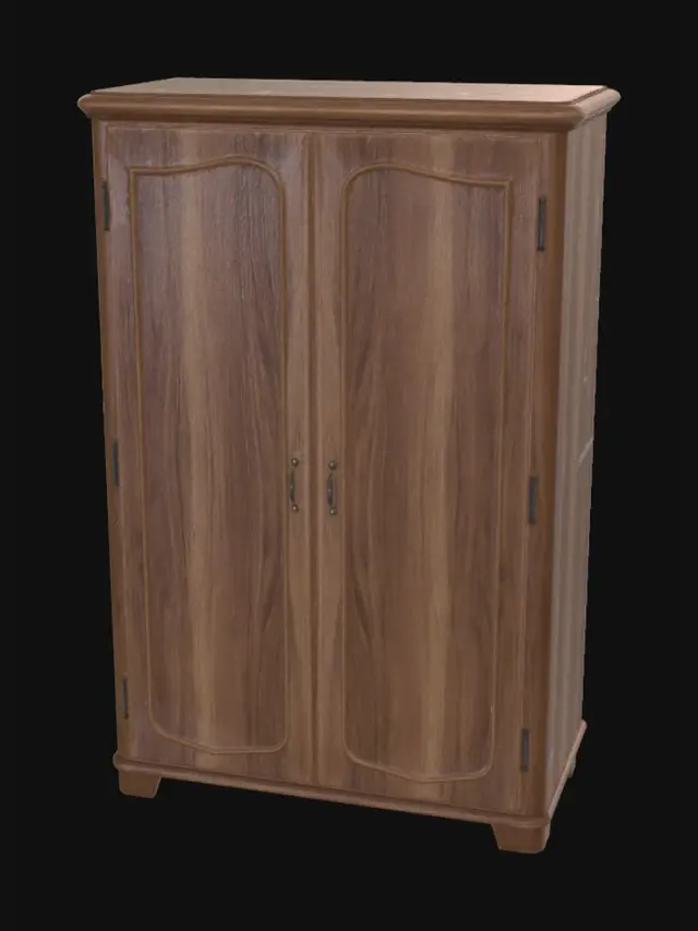 3D model for Нарисуй советский шкаф для одежды