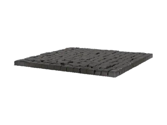 Dark grey cobbled road surface - Cobblestone 3D model, vytvořený pomocí AI