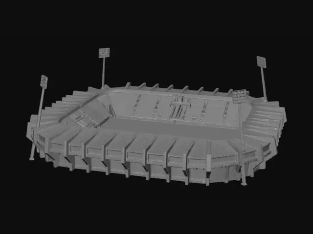 3D model for Miniature Football Stadium