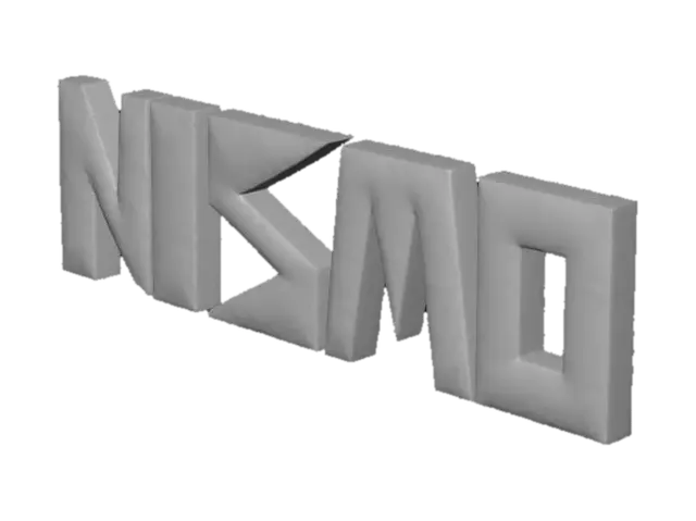 3D model for NISMO Logo