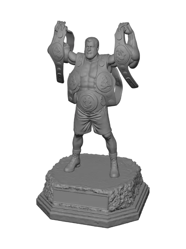 3D model for Multi-Belt Champion