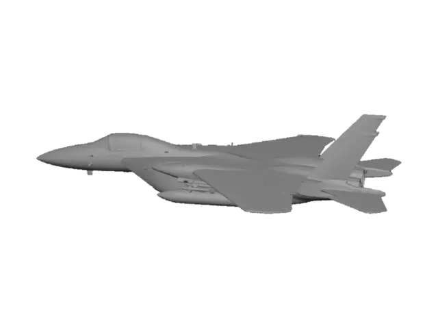 3D model for Top-Down F-15E Strike Eagle