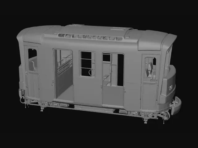 3D model for Aubervilliers Metro at Platform
