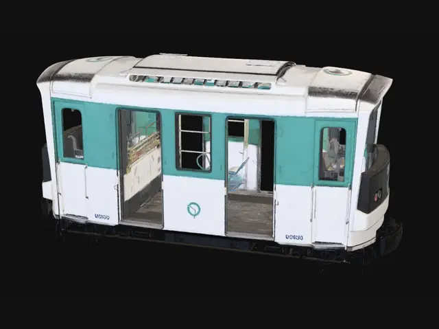 3D model for Aubervilliers Metro at Platform