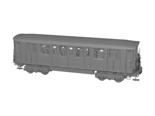3D model for Metro Train at the Platform