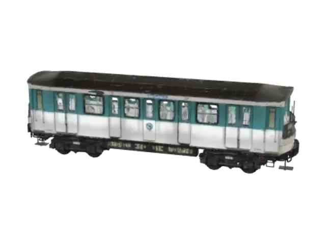 3D model for Metro Train at the Platform