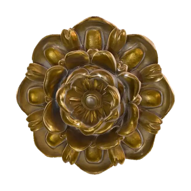 3D model for Golden Rose Emblem