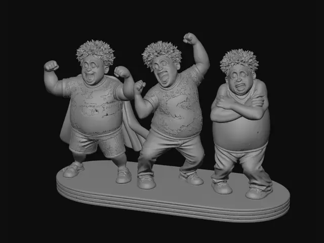 3D model for USA Clown Trio