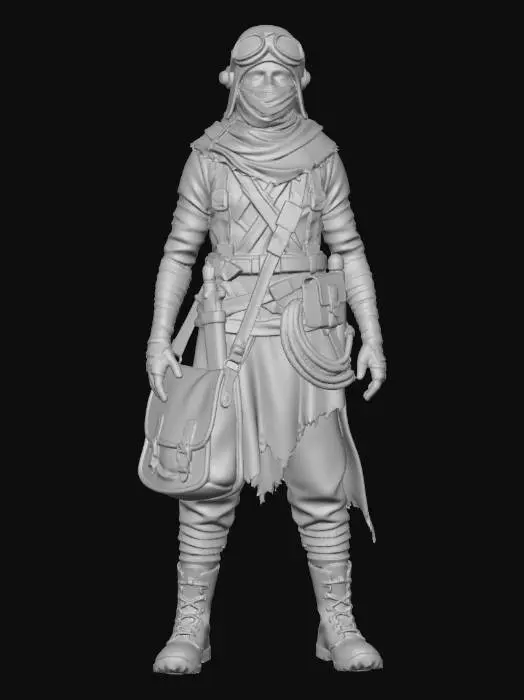 3D model for Desert Ranger