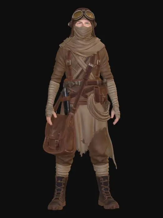 3D model for Desert Ranger