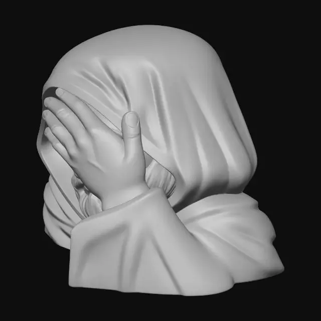 3D model for FacePalm Bust