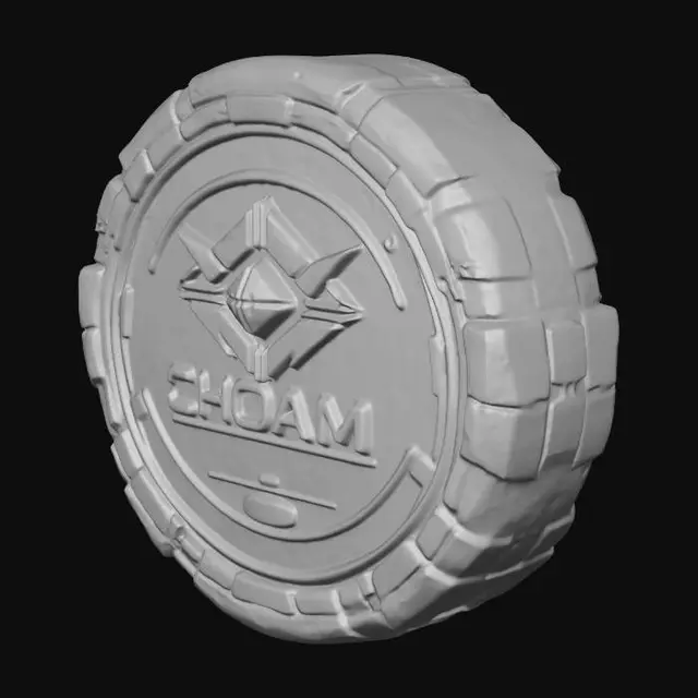 3D model for Choam 1000 Credits Coin