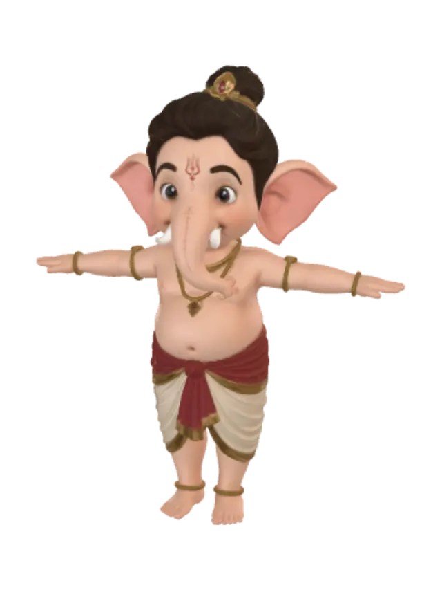 3D model for Baby Ganesha