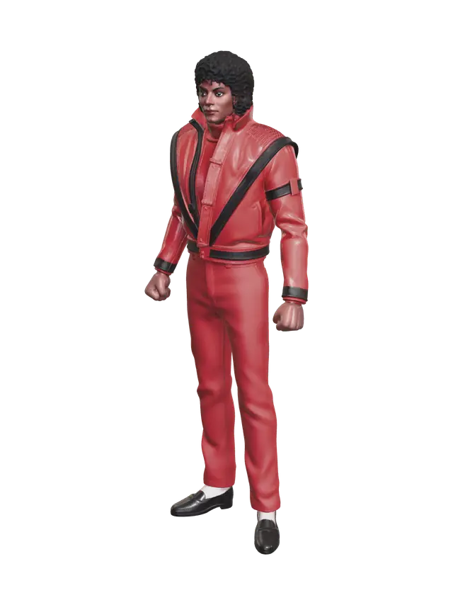 Modello 3D Modern Michael Jackson - Dance, generato dall’IA