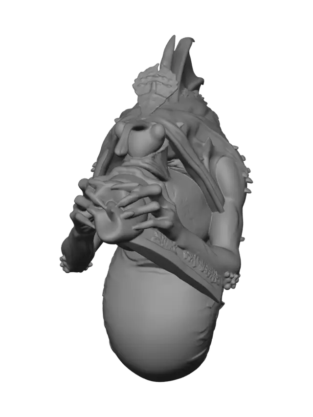 3D model for Tattered Shadowwyrm