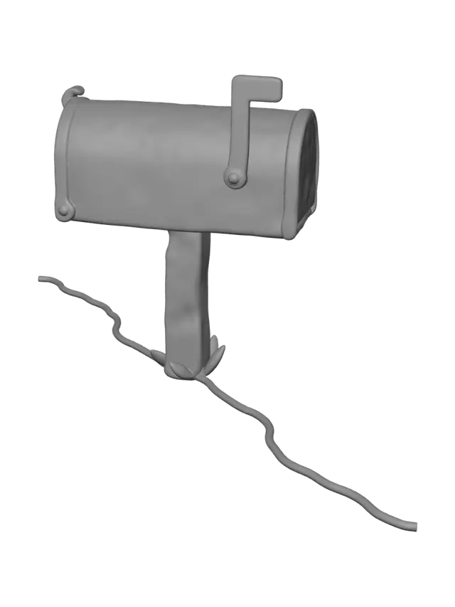 3D model for Mailbox on Stilts