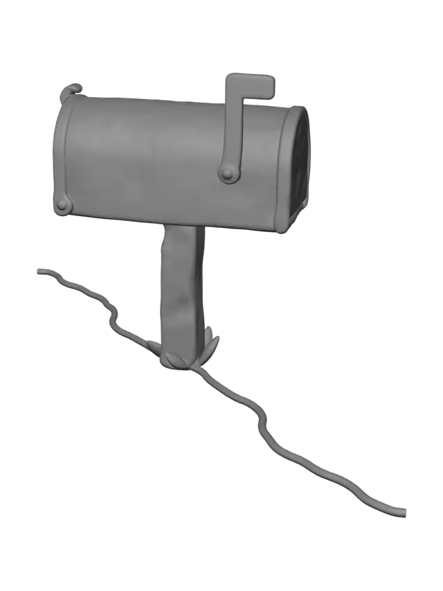 3D model for Mailbox on Stilts