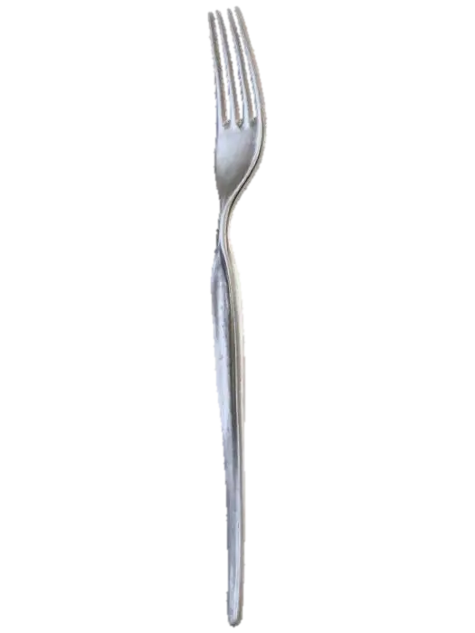 Fork on Black Background - Utensil 3D model, vytvořený pomocí AI