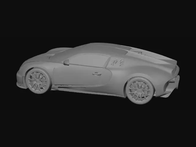 3D model for Sunset over the Bugatti