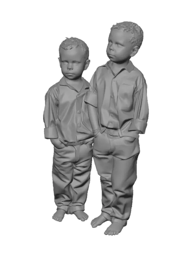 3D model for Blue Shirted Brothers