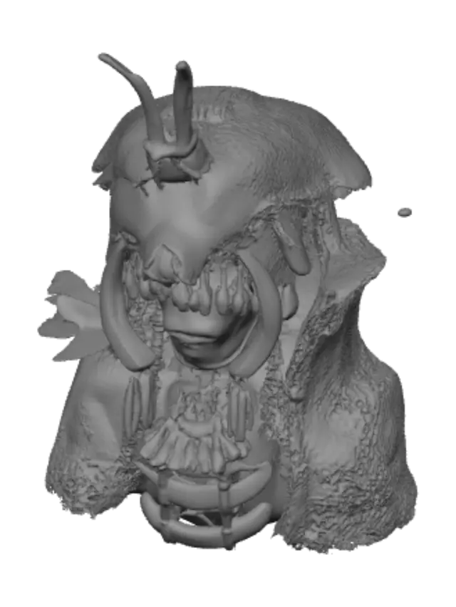 3D model for Ivory Beast Mask