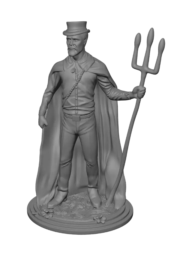 3D model for Dark Conjurer with Trident