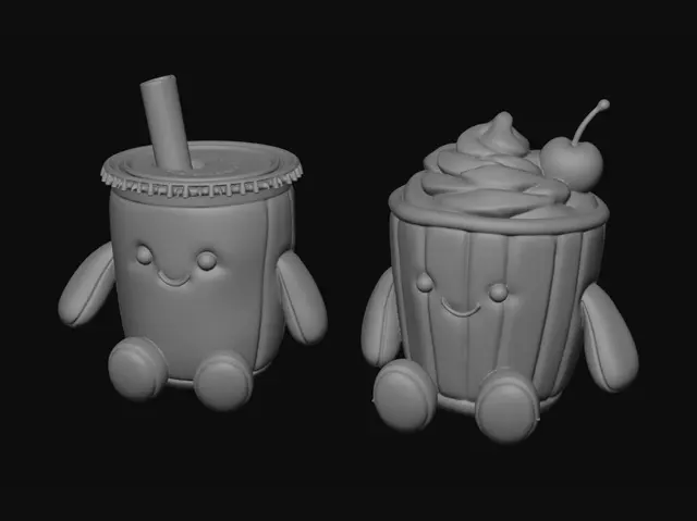 3D model for Bubble Tea Buddies