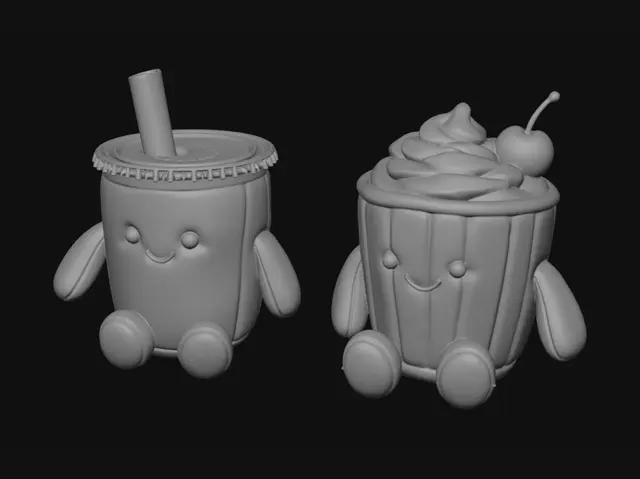 3D model for Bubble Tea Buddies