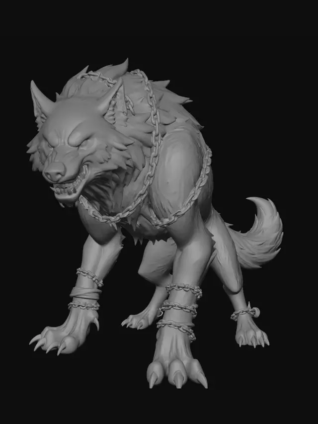 3D model for Chains of the Ice Wolf