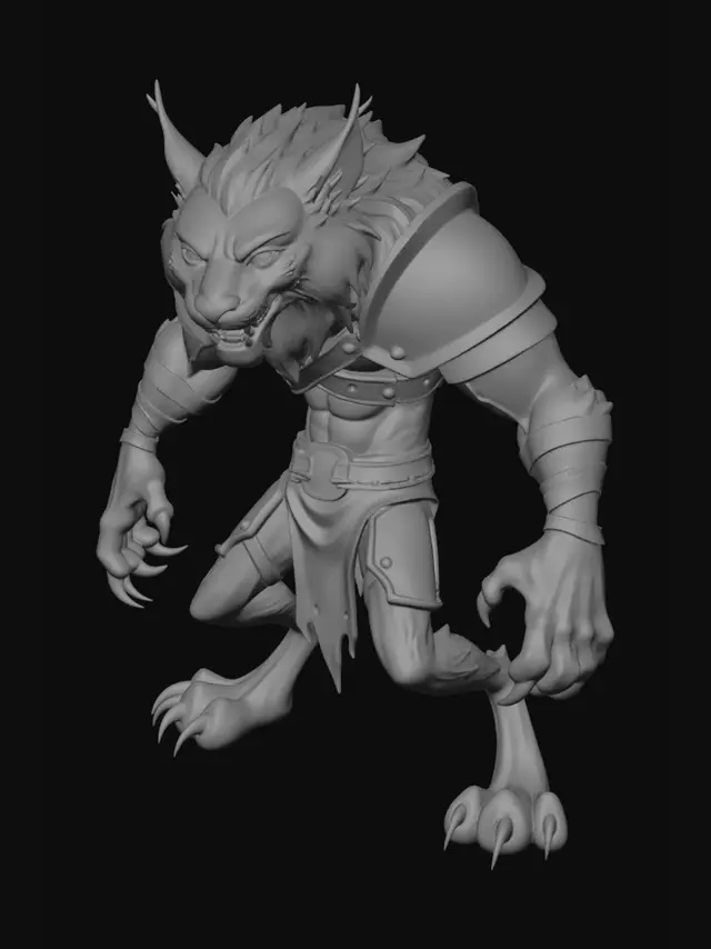 3D model for Ironclaw Berserker