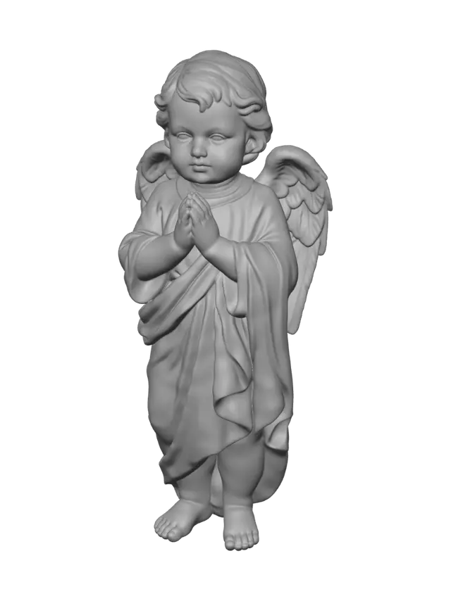 3D model for Praying Cherub Statue