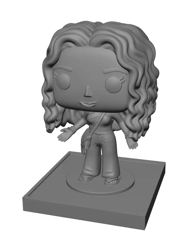 3D model for Crimson Curls Boho Explorer