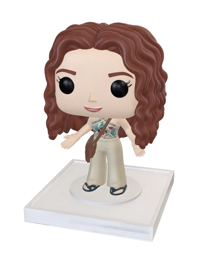 3D model for Crimson Curls Boho Explorer