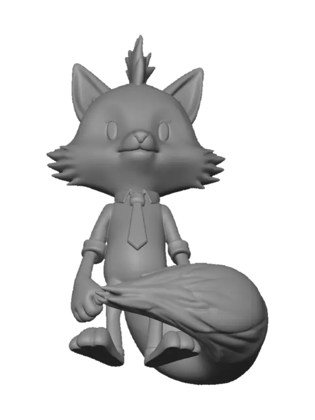 3D model for Dapper Fox